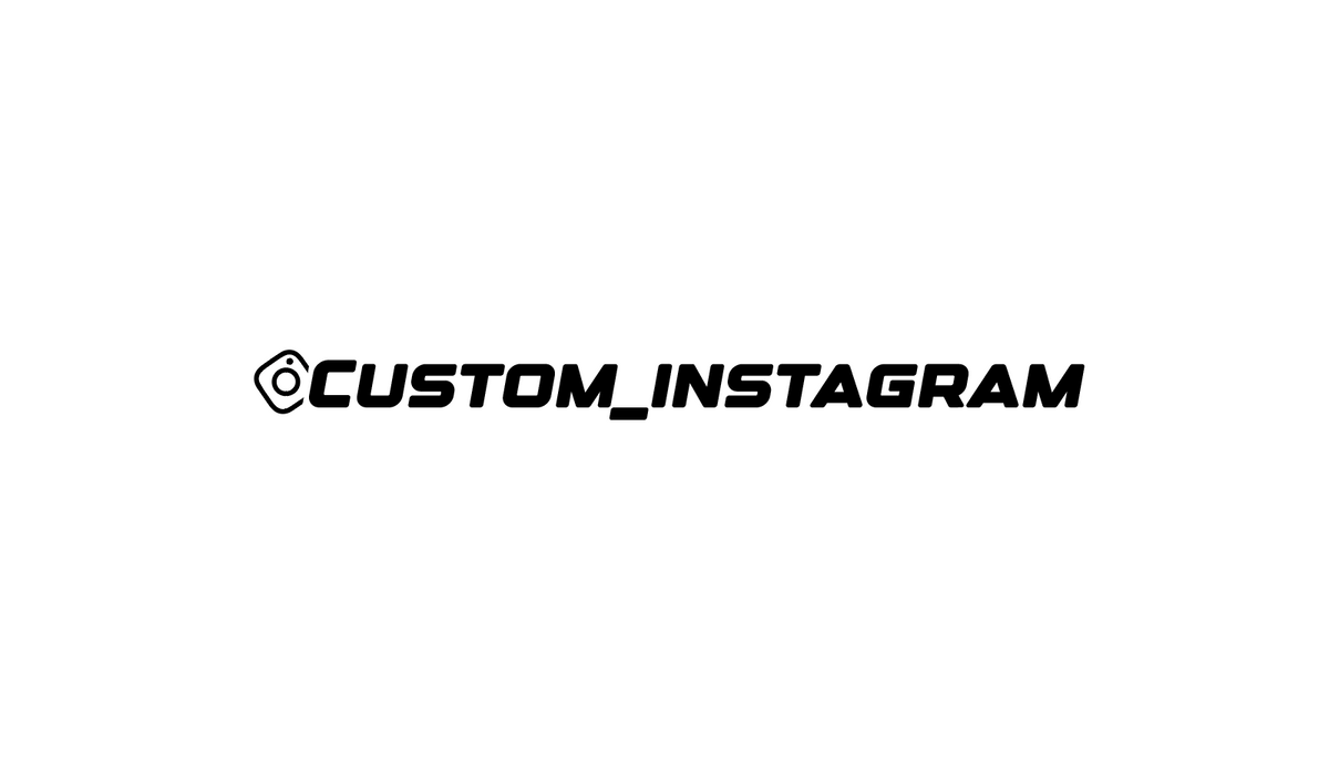 Vlastní instagram samolepka na Váš vůz